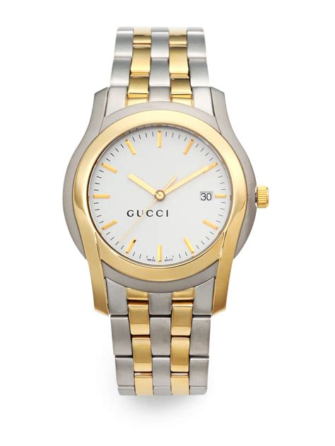 gold gucci watch men|men's gucci watches on sale.